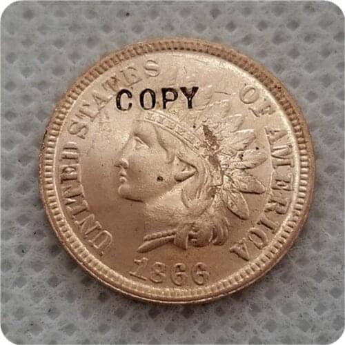 USA 1866 Indian Head Cent COPY COIN