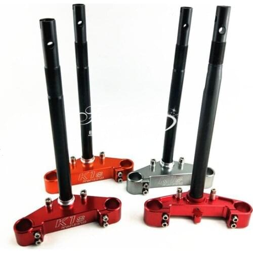 Universal CNC 30mm 27mm Motorcycle Steering Scooter Front Shocks Direction Column For Honda Yamaha Suzuki Kawasaki KTM Gokart