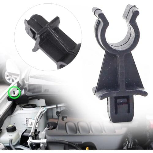 1PC Retainer Bonnet Hood Support Prod Rod Clamp Clip Holder For Nissan Qashqai Dualis J10 Navara D40 Pathfinder R5165722EB300