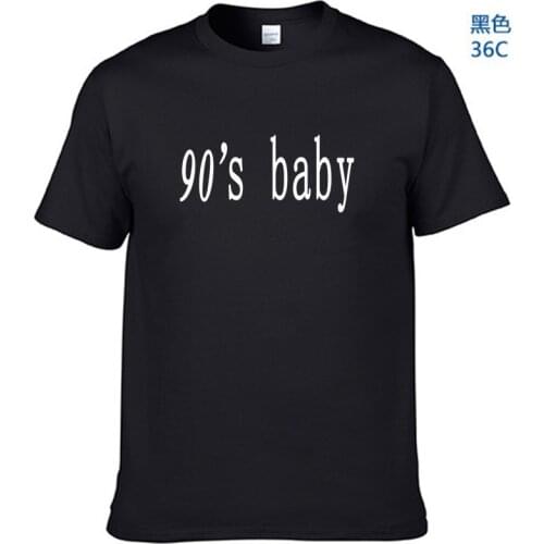 100% cotton men tshirt male summer loose funny t-shirt tee shirt men you print 90s baby t shirt