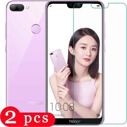 2Pcs for huawei honor play 9A 9 lite 9C 9S 9N 9i 9X pro tempered glass phone screen protector glass protective film smartphone