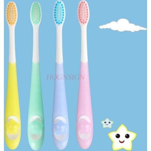 4PCS toothbrush soft Sticks childrens toothbrush soft hair 3-4-5-6-12 years old child change period boy girl baby toothbrush