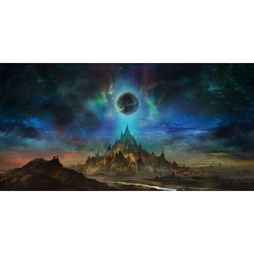 Alien beautiful scenery diamond Embroidery diy diamond painting mosaic diamant painting 3d cross stitch pictures H220