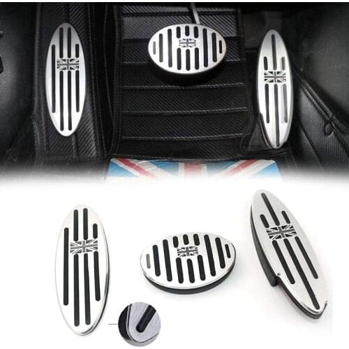 Union Jack At Auto Aluminum Pedal Cover For Mini Cooper 2010-2018 F54 F55 F56 F57 F60 R55 R56 R57 R58 R59 R60 R61