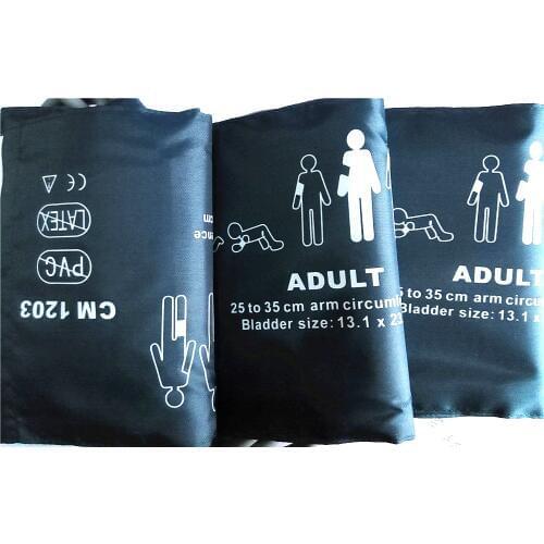 Free Shipping kmtkeramed Reusable Blood Pressure Cuffs,adult size ,Single-tube,latex Bladder