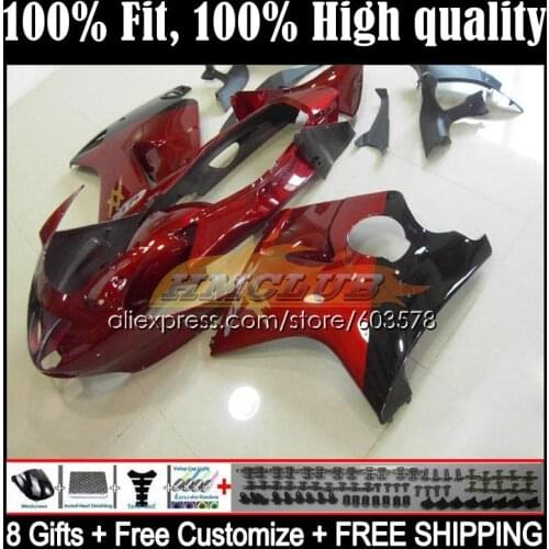 Blackbird For HONDA CBR1100XX 02 03 04 05 06 07 29CL.101 CBR1100 CBR 1100 XX 1996 1997 1998 1999 2000 2001 Fairings Dark red