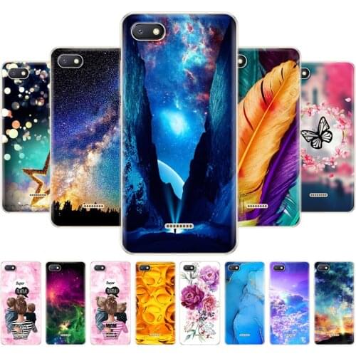 For xiaomi Redmi 6a Case Full Protection Soft Silicon tpu Back Phone Cover for xiaomi Redmi 6 A bumper Hongmi 6a Coque