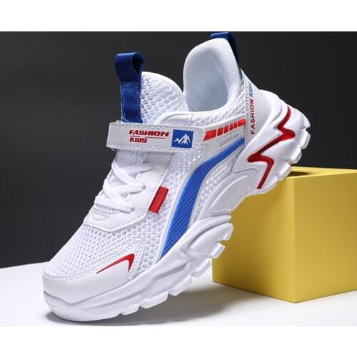 Childrens Shoes Breathable Sneakers for Boys Lightweight Kids Shoes Soft Bottom Running Shoe High Quality Girls White Sports