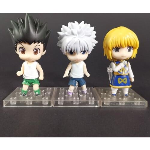 Hunter X Hunter Gon Freecss 1183 Killua Zoldyck 1184 Kurapika 1185 Q Version Action Figure Collectible Model Toy Doll