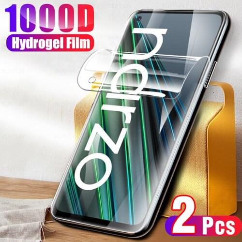 2Pcs Hydrogel Protective Film For Realme Narzo 30 5G Screen Protector For oppo realmi narzo30 6.5" HD Clear Front Film Not Glass