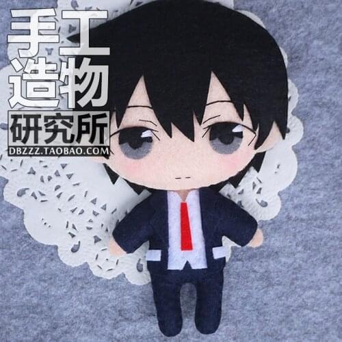 Hot Sale Anime Sword Art Online Cosplay Kirigaya Kazuto DIY Handmade Toy Hanging Plush Hanging Keychain Doll Material Prop