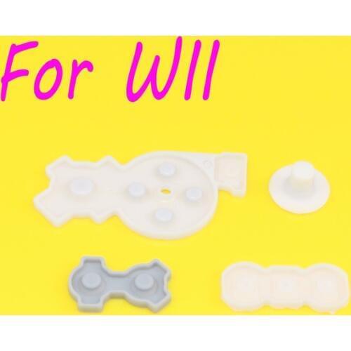 JCD 1Set Button Conductive Rubber Contact Pad for Nintend FOR Wii Remote Control
