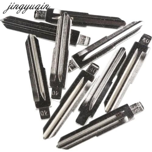 Jingyuqin 15pcs/lot No.40 Folding Flip Remote Car Key Blank for Chevrolet Uncut Key Blade Replacement #40
