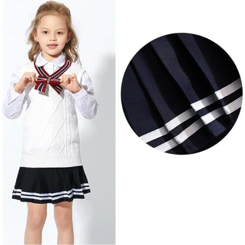 Summer Girl Short Casual Polyester/Spandex Skirt High-Waisted Striped Pleated Plaid Skirt Elastic Sweet Mini Skirts