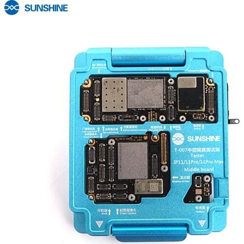 SUNSHINE T-007 Motherboard Middle Layer Test Machine For phone 11 11pro 11promax Middle Layer Mainboard Repair Testing Machine
