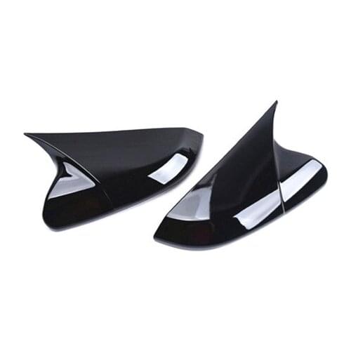 Suitable for Honda 10 generation new civic modified horn carbon fiber rearview mirror cover civic black Samurai reversing mirror