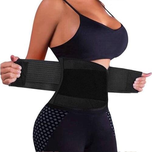 New Women Waist Trainer Sauna Sweat Belts Tummy Control Girdle Body Shaper Belt Weight Loss Corset Waist Trimmer Shapewear
