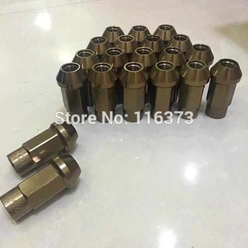 Wholesale Light Weight 7075 Aluminum Lug Nuts For 2005-2007 Buick Terraza M12x1.5 extended length open end lug nuts lightweight