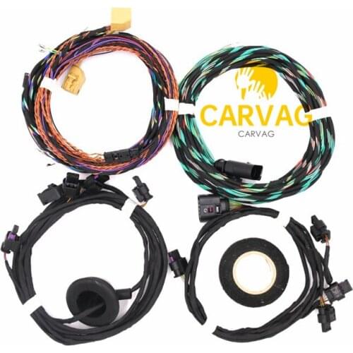 PARKING FRONT AND REAR 8K PDC OPS INSTALL HARNESS CABLE WIRE KIT FOR VW PASSAT B7 CC TIGUAN 5N