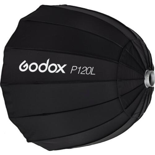 Portable Godox P120L 120CM Deep Parabolic Softbox Bowens Mount Studio Flash Speedlite Reflector Photo Studio Softbox