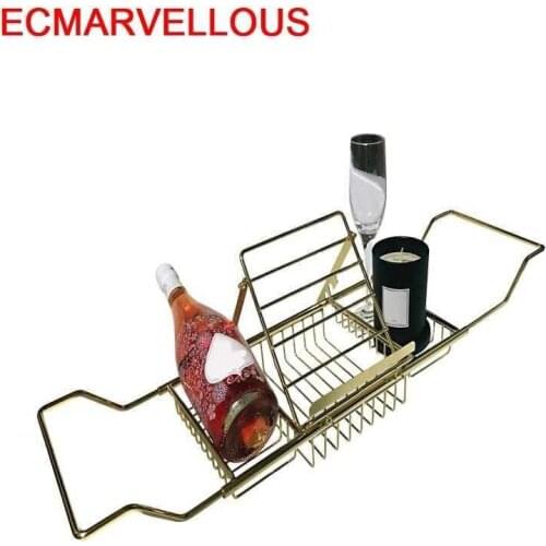 Rack Shower Engelli Tutunma Bar for a Book Douche Rek Shelf Wine Tablette Bath Tub Accessoires Plateau Baignoire Bathtub Tray