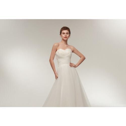 In Stock Sweetheart with Feathers Trailing Lace Up Wedding Gown Dresses for Women Robe de soiree Vestido de noche 24631