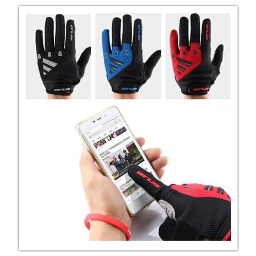 GUB S029 Bicycle Glove Winter Windproof Warm Touch Screen Full Finger Cycling Gloves Anti-slip MTB Road Bike Gel Gloves