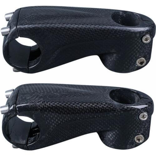 Ultralight Full 3K Carbon Bicycle Stem 31.8*80/90/100/110 mm Mountain Road Bike Parts Angle 6 Degrees Fork Diameter 28.6mm