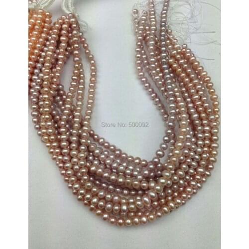 10 X strands pearl wholesale 6-7mm beads freshwater pearl lots