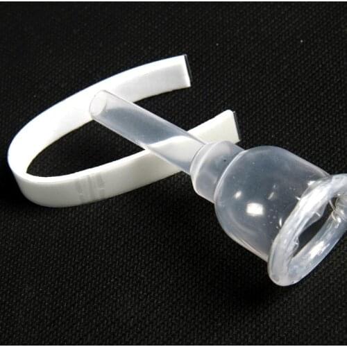 10pcs-5p silicone self adhering male external catheter urinal drainage elderly incontinence urine bag silicone sleeve 40mm /35mm