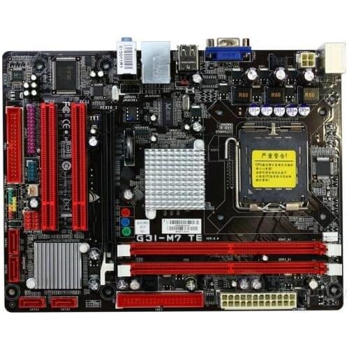 100% Original desktop motherbaord for BIOSTAR G31-M7 TE mainboard DDR2 LGA 775 Desktop board free shipping