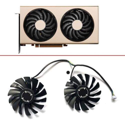 2PCS 85MM PLD09210S12HH 4PIN RX 5700 GPU Fan For MSI Radeon RX 5700 XT EVOKE OC RX 5700 XT GAMING X RX5600 XT Cooling Fans