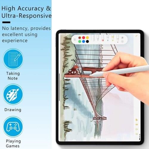2021 For iPad Pencil with Palm Rejection Active Stylus Pen for Apple Pencil (2018-2020) Precise Drawing
