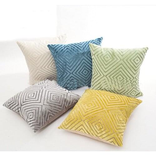 Abstract Decorative Pillowcase Solid Color Cushion Cover 45*45cm Decorative Pillows Throw Pillow Case Home Decor pillow cases