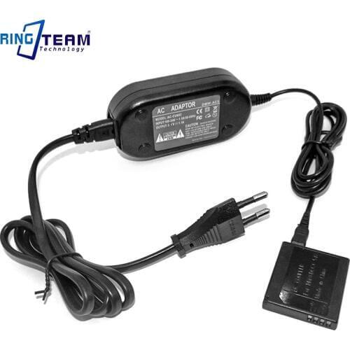 DMW-AC5 + DMW-DCC4 AC Power Adapter Combo for Panasonic Lumix Cameras DMC-F2 F3 F4 FH1 FH3 FT3 FT4 FH20 FH22 FS10 FS11 FS12 FS15