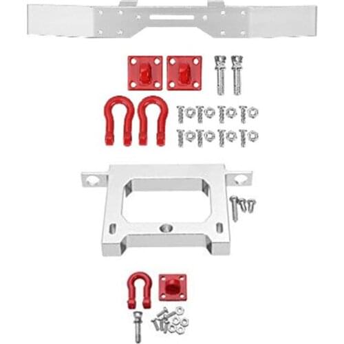 RC Car & Truck Upgrade Parts Metal Front & Rear Bumper For WPL B14 B16 Q60 Q61 1/16 RC Trail Crawler Upgrade Parts