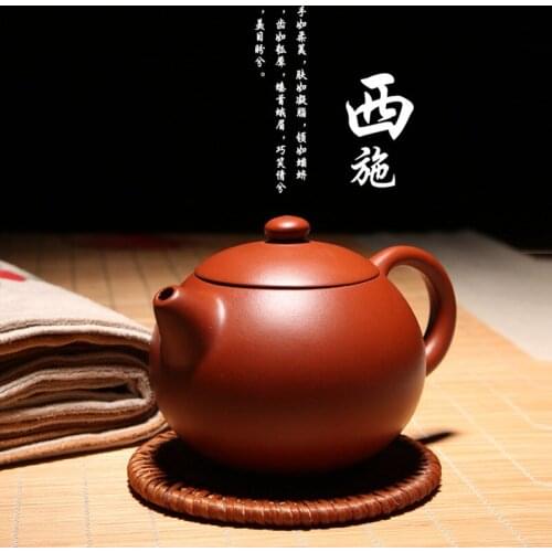 Purple Clay Teapot Original Red Mud Xishi Pot Size Capacity Chinese Household Kung Fu Teaset Office Gift Customization