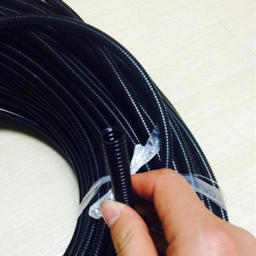 Fuel tube sheath corrugated pipe sheathed hose spiral tube nylon sheathed tube anti - friction urea pipe 1M