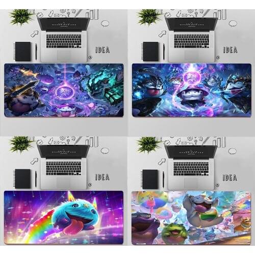 Gaming Mouse Pad Large Mouse Pad PC Gamer Computer Mouse Mat League Of Legends Poro Big Mousepad Keyboard Desk Mat XXL Mause Pad