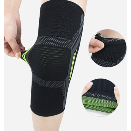 Summer Thin Sports Knee Pads Stretch Knit Nylon Leg Protection Knee Pads Ball Sports And Running Supplies