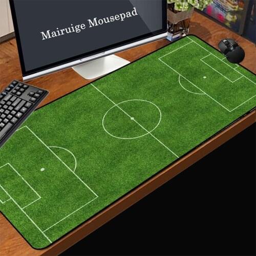 Mairuige Laptop Mouse Pad Green Football Field Top View Rubber Material Fast Moving Version Computer Game Keyboard Mat