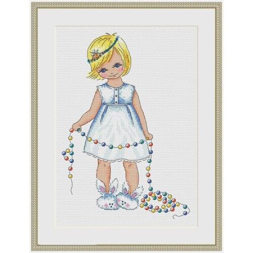 ZZ1430 DIY Homefun Cross Stitch Kit Packages Counted Cross-Stitching Kits New Pattern NOT PRINTED Cross stich Painting Set