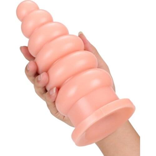 New Arrival Big Anal Plug Dildo Sex Toys For Women Men Fist Strap On Masturbators Prostate Massage Butt Plug Pull Bead Anal Toy