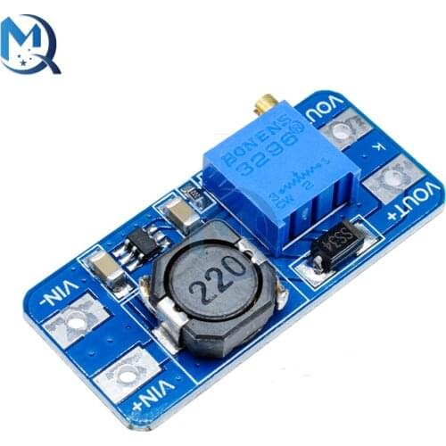 MT3608 2A Step Up Power Supply Module DC-DC Boost Converter Board Adjustable Boost Step-up Board For Arduino Power Bank Charger