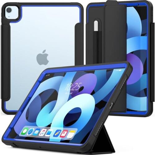 Transparent Case for iPad air 4 case 2020 10.9 Ultra Slim Leather Smart Cover for iPad air 2 9.7 Case Auto Awake&sleep