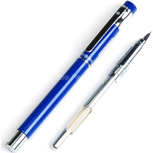 Hero Ancient 0.5mm Iridium Nib Steel Blue Fountain Pen 360 Degree Inking Pens Office Home School For Special Design Fountain Pen