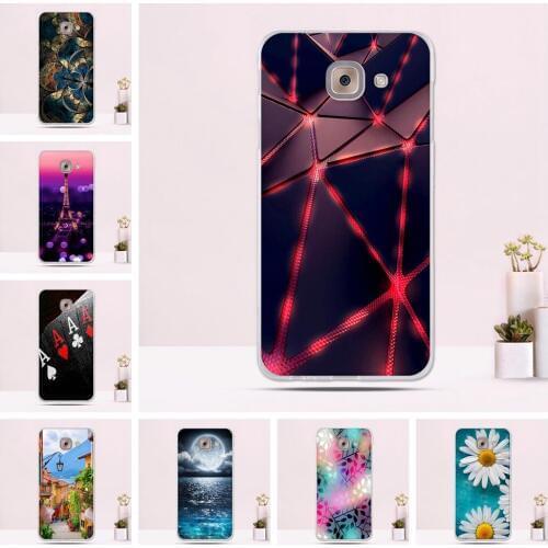 Silicone TPU Phone Cases For Samsung Galaxy J7 Max G615F Case 3D Luxury Cute Flower Fundas Soft Ultra Thin Covers Pattern Case