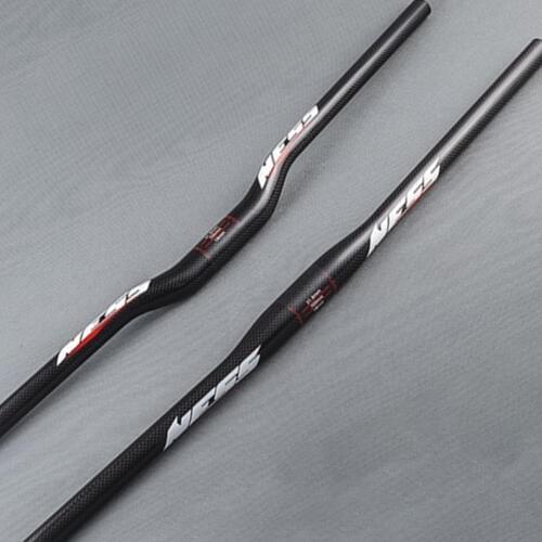 NESS carbon handlebar MTB bike flat rise bicycle handlebar cycling 31.8* 580/600/620/640/660/680/700/720/740/760mm