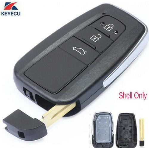 KEYECU Replacement Remote Key Shell Case Fob 3B for Toyota C-HR RAV4 Prius Camry 2018-2019