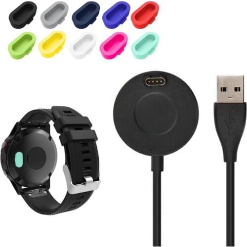 Charging Cable For Garmin Vivoactive 3 Charger 4S 935 USB Dock 945 245 Fenix 5S Charger 5 5X Plus 6 6S 6X Pro Plug Cover Case